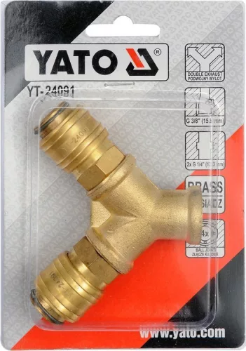 Yato pneumatikus Y elágazó 3/8"