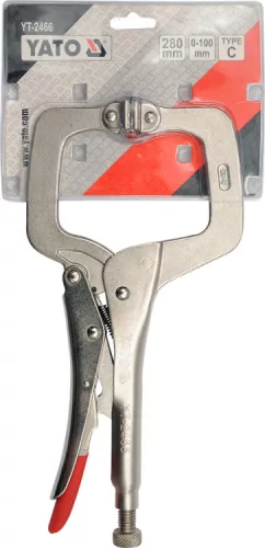 Yato c-alakú önzáró fogó 280 mm