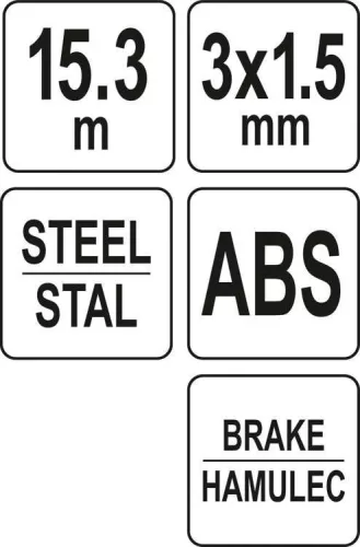 Yato kábelbehúzó szalag 15,3 m fém