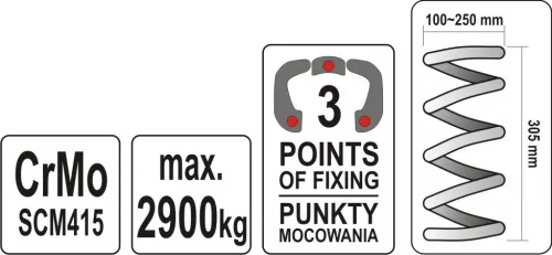 Yato macpherson rugóösszehúzó CrMo