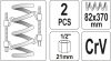 Yato Rugóösszehúzó 82 x 370 (2 db/cs)