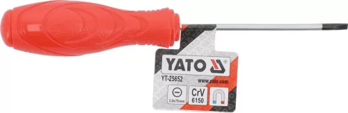 Yato csavarhúzó lapos 3x75 mm