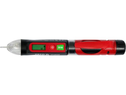 Yato fáziskereső érintésmentes mérés 12-1000 V szigetelt LCD kijelzővel