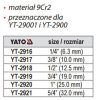 Yato csőmenetmetsző 3/8" pótfej
