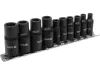 Yato menetfúró dugókulcs adapter készlet 10 részes 1/4", 3/8"