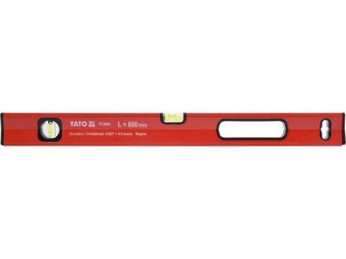 Yato vízmérték mágneses 2 libella 1 fogantyú 400 mm