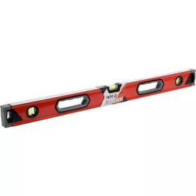 Yato vízmérték 3 libella 2 fogantyú 800 mm 0,5mm pontos