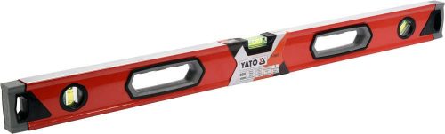 Yato vízmérték 3 libella 2 fogantyú 800 mm 0,5mm pontos