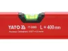 Yato alumínium vízmérték 400 mm, 3 libella