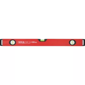 Yato alumínium vízmérték 600 mm, 3 libellás