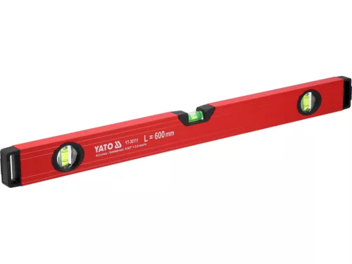 Yato alumínium vízmérték 600 mm, 3 libellás