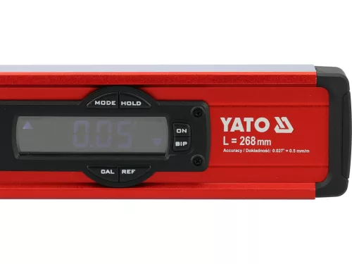Yato digitális vízmérték, 268 mm