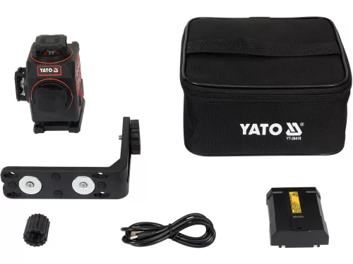 Yato 4D mini lézeres szintező + tartozékok