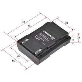 Yato akkumulátor mini 4D lézeres szintezőhöz