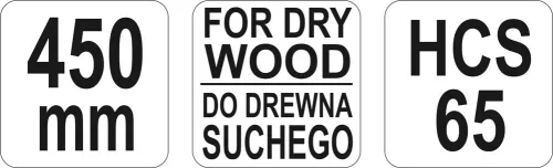 Yato fűrészlap száraz fára 450 mm