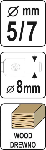 Yato konfirmátor csavar előfúró 5 mm