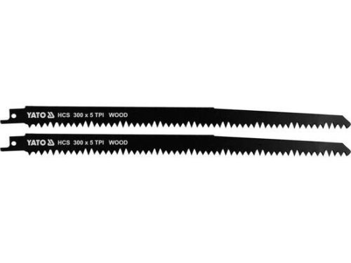 Yato szablyafűrészlap fához 300/1,45 mm 5 TPI HCS (2 db/cs)