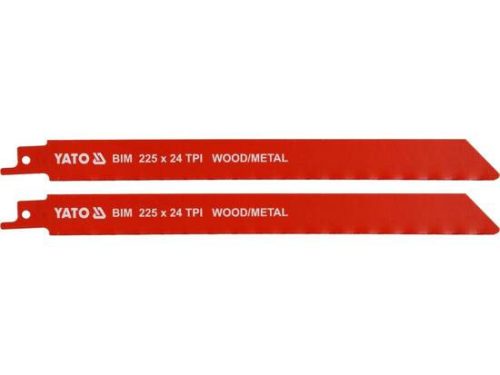 Yato szablyafűrészlap 225 mm/24TPI bimetál (2 db/csomag)