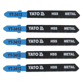 Yato dekopírfűrészlap fémre T-befogás 21TPI 75/1,0 mm HSS (5 db/cs)
