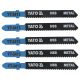 Yato dekopírfűrészlap fémre T-befogás 12TPI 75/1,0 mm HSS (5 db/cs)