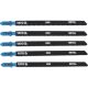 Yato dekopírfűrészlap fémre T-befogás 21TPI 130/1,0 mm HSS (5 db/cs)