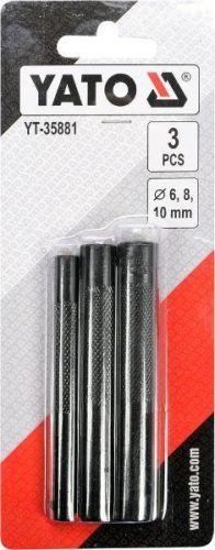 Yato bőrlyukasztó készlet 3 részes 6-10 mm