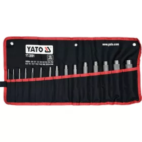 Yato bőrlyukasztó készlet 15 részes 2-22 mm
