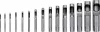 Yato bőrlyukasztó készlet 15 részes 2-22 mm