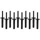 Yato műanyag popszegecs 5,0 x 17,2 mm 10 db/cs