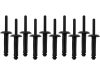 Yato műanyag popszegecs 6,6 x 17,2 mm 10 db/cs