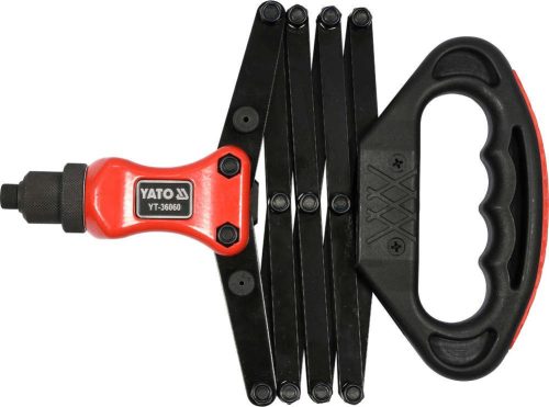 Yato harmónikás popszegecsfogó 250-810 mm (2,4-6,4 mm)