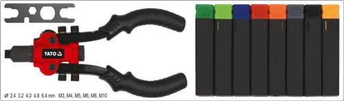 Yato popszegecsfogó, szegecsanyahúzó és vágó 3 az 1-ben