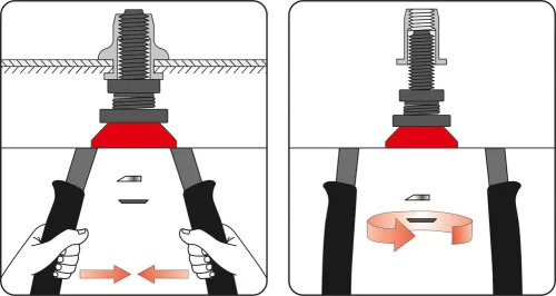 Yato szegecsanyahúzó karos M5, M6, M8, M10, M12 338 mm