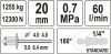 Yato pneumatikus popszegecshúzó 1/4" 4,0 - 6,4 mm