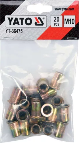Yato acél szegecsanya M10 (20 db/cs)
