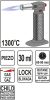 Yato gázégő 1300°C 30ml butan gázos