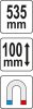 Yato profilsablon 535 mm