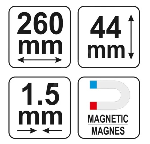 Yato profilsablon 260 mm