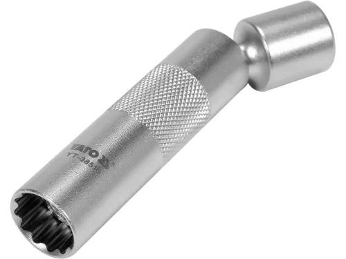 Yato csuklós gyertyakulcs 3/8" 14 mm