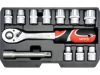 Yato dugókulcs készlet 12 részes 1/2" 10-24 mm CrV