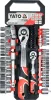 Yato dugókulcs készlet 51 részes 1/2", 1/4" CrV