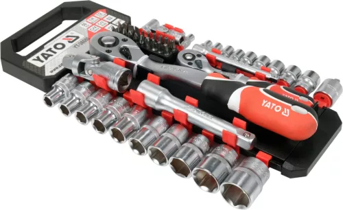 Yato dugókulcs készlet 51 részes 1/2", 1/4" CrV