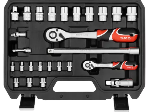Yato szerszámkészlet 1/4", 1/2” 41 db