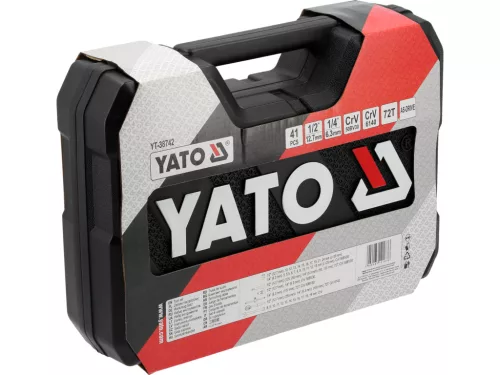 Yato szerszámkészlet 1/4", 1/2” 41 db