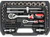 Yato dugókulcs készlet 72 részes 1/4", 1/2" CrV