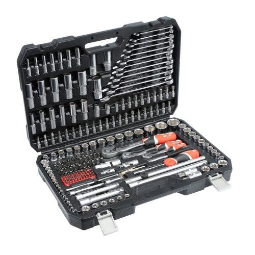 Yato dugókulcs készlet 216 részes 1/4", 3/8", 1/2" CrV