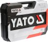 Yato szerszámkészlet 129 részes 1/4", 3/8", 1/2" CrV CrMo