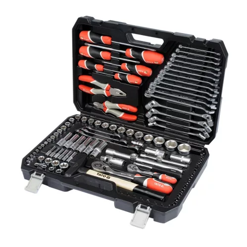 Yato szerszámkészlet 109 részes 1/4", 1/2" CrV CrMo
