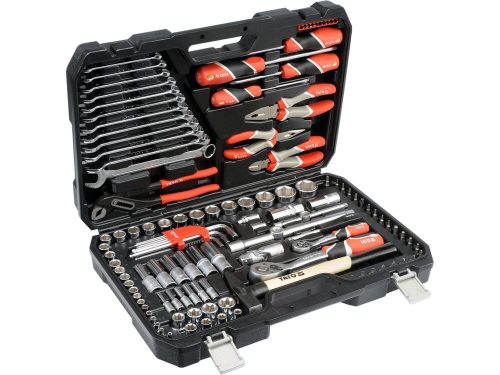 Yato szerszámkészlet 122 részes 1/4", 1/2" CrV CrMo