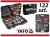 Yato szerszámkészlet 122 részes 1/4", 1/2" CrV CrMo